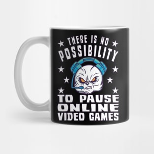 Gamer Gaming Online Gaming Pause Game Play Mug